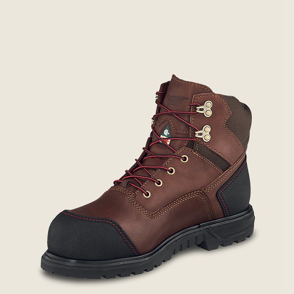 Bottes de Sécurité Red Wing - Brnr Xp - 6-Inch Waterproof Csa Toe - Marron/Noir - Homme 635ZQHLWX